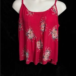 🌺Torrid Vibrant Red Floral Camisole